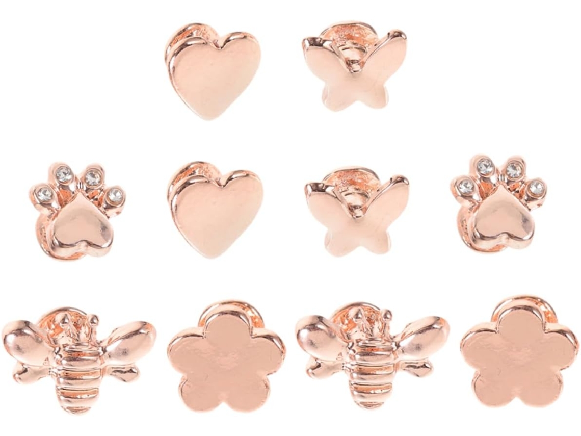 Conjunto De 10 Pingentes Macios Para Pulseira Smartwatch, Com Tachas