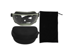 Óculos de Sol para Cães Grandes com Proteção Uv, À Prova de Vento, para Viagens, Esqui e Passeios, Moldura Verde Militar com Lentes Cinzentas