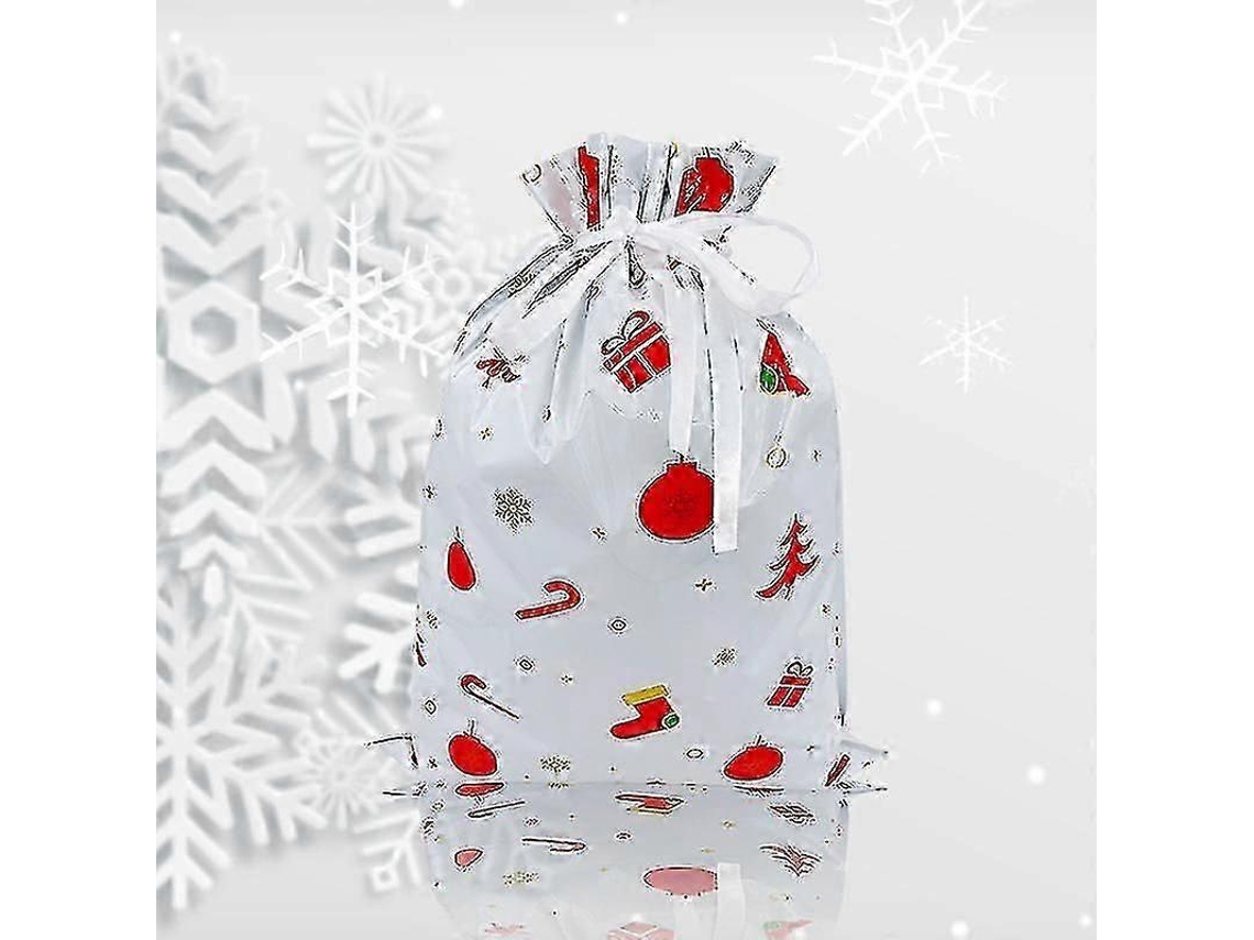 Conjunto De 18 Sacolas De Natal Com Cordão Para Doces E Presentes De Natal Nostalgia88