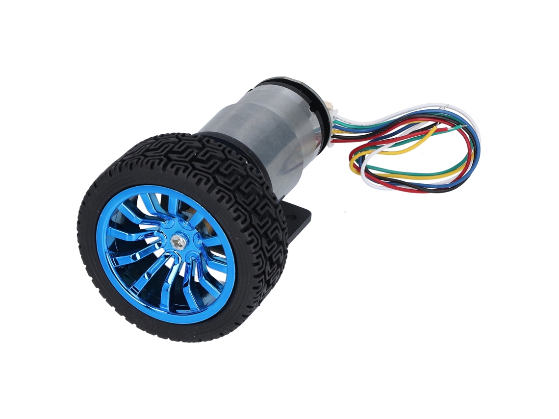 Kit Motor Encoder Para Carro Inteligente 6v