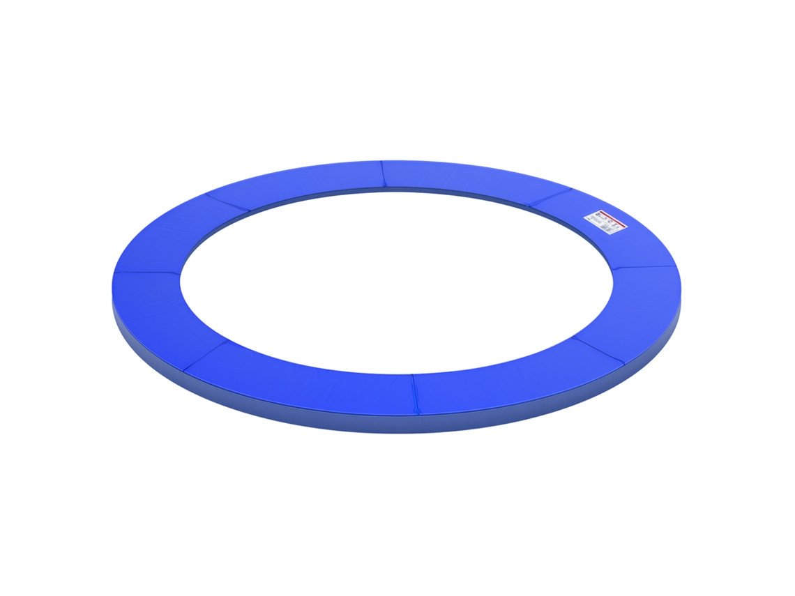 Cobertura Acolchoada nas Bordas do Trampolim, Proteção para Trampolim com Plástico de 15 Mm e Acolchoamento de Pe, Ø305 Cm, Azul