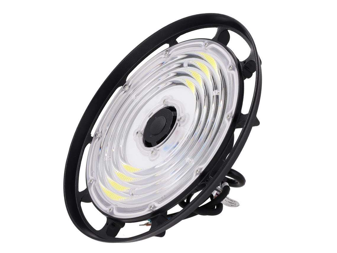 Luminária Led High Bay 150w (90w-120w-150w) 200lm/w Philips Smd2835 Driver Lifud Dimerizável 1-10v 4.000ºk Ip65