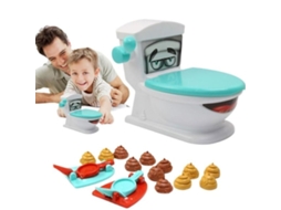 Brinquedo De Atirar Cocô Para Crianças, Brinquedo Criativo De Cocô Para Vaso Sanitário, Jogo Divertido Para A Família, Inclui 12 C Aquaforge