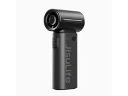 Mini Ventilador Portátil de Alta Velocidade Jisulife, Recarregável Via Usb, para Uso em Mesas, Preto Perfeito, 3600mah BRILVIBERA