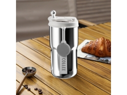 Caneca De Café Térmica Portátil Em Aço Inox - Copo De Viagem Para Estudantes E Carro, Estilo Moderno