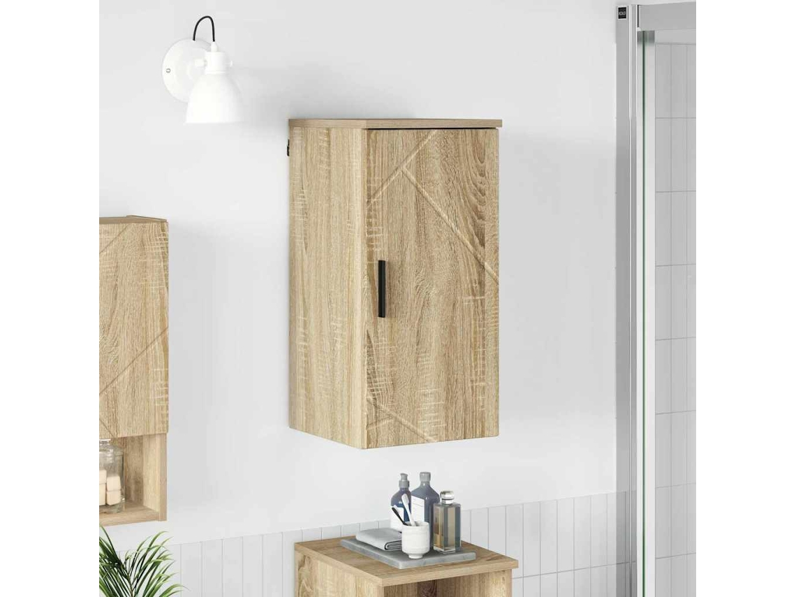 Vidaxl Armário De Banheiro Carvalho Sonoma 30 X 31,5 X 61 Cm