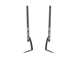 Suporte Para Tv, Altura Ajustável, Construção Em Aço Durável, Preto