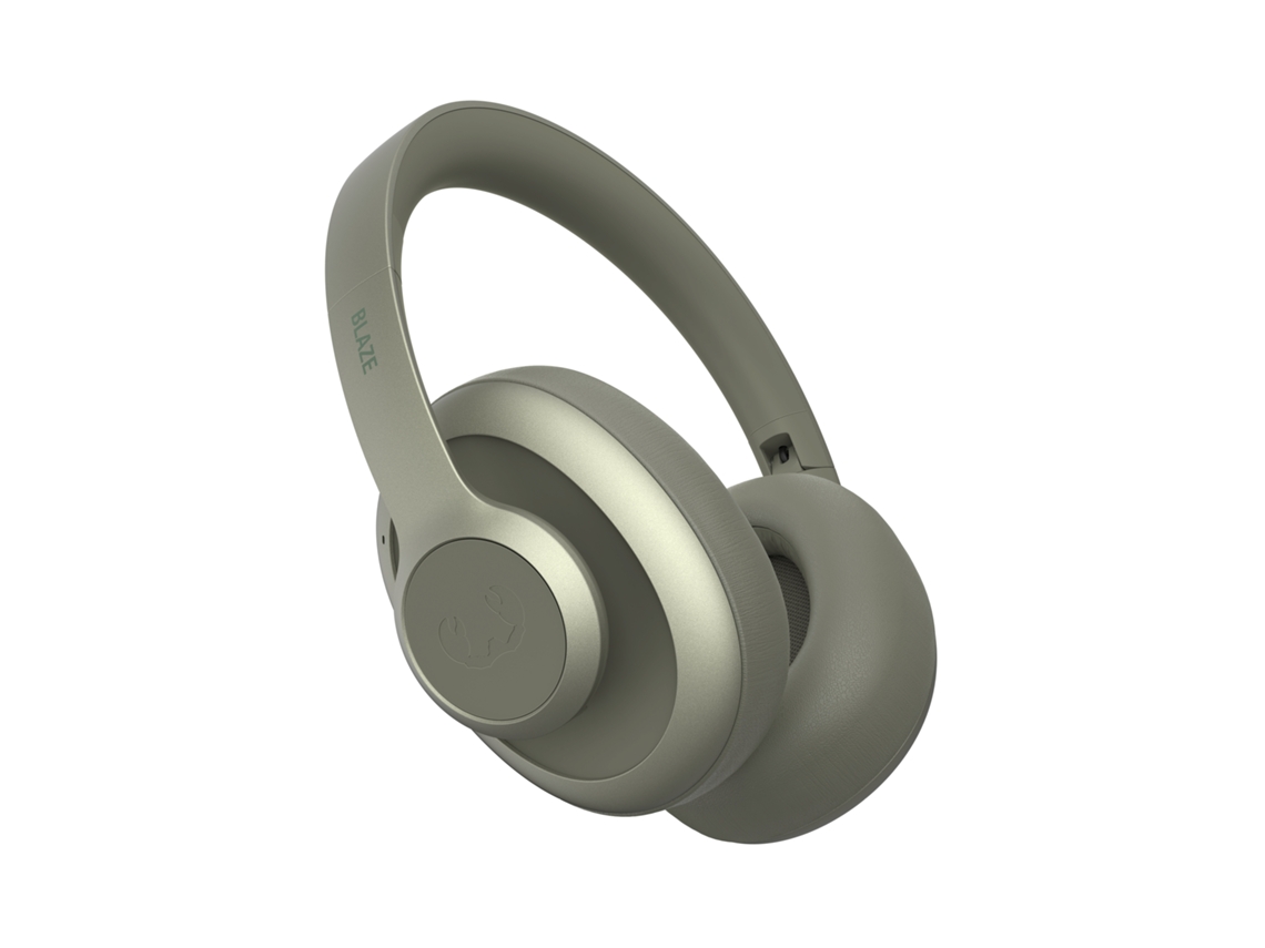 Auscultadores Bluetooth FRESH 'N REBEL Clam Blaze (Over Ear - Microfone - Verde)