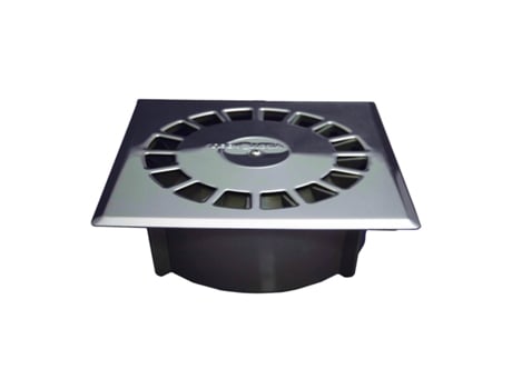 Dreno Tecnoagua T 88 I Pvc Aço Inoxidável 16,5 X 16,5 X 5,7 Cm Ø 7,5 5 Cm Vertical