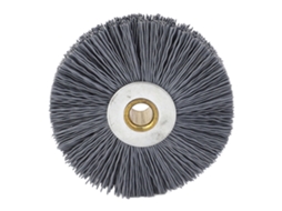Escova multifuncional ondulada de nylon e aço inoxidável 80x20x10mm para chave inglesa/máquina