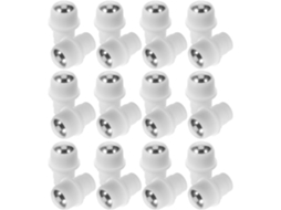 Pacote Com 50 Rolhas Esféricas De Aço Inoxidável Espesso Para Frascos De Óleos Essenciais.