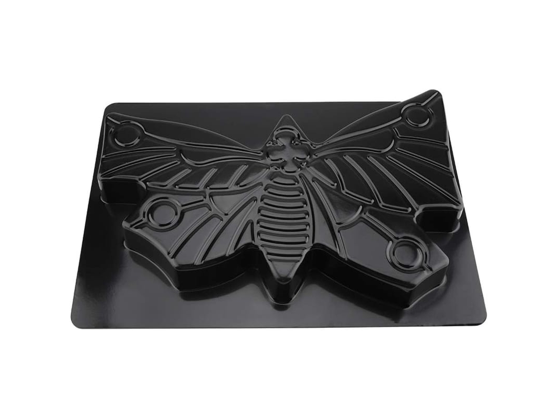 2026-molde De Pavimento De Mariposa De Plástico Para Piedras Decorativas De Jardín 17.32x12.20x1.77 Polegadas