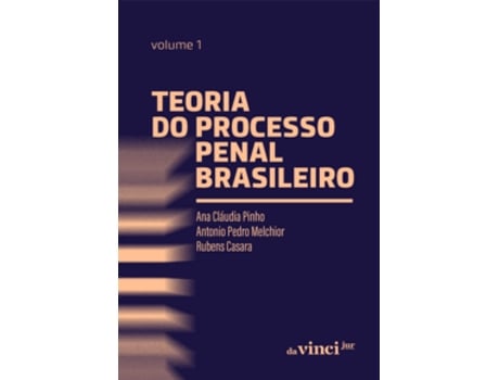 Livro Teoria Do Processo Penal Brasileiro - Vol. 1 De Ana Cláudia Pinho (português Do Brasil)