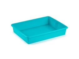 Bandeja De Armazenamento De Geladeira, Plástica, Reutilizável, Servir Comida, Organizar Comida, Fabricada Na Espanha 4,3 Litros 34,5 X 26 X 6,5 Acan