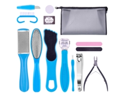 Kit de Lixas para Pés Profissional 11 em 1 Cuidados e Tratamento dos Pés