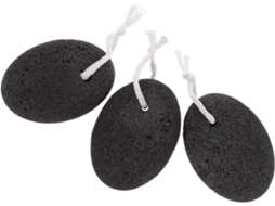 Pedra de lava natural reduz calosidades e relaxa os músculos, conjunto de 3 peças para pedicure.