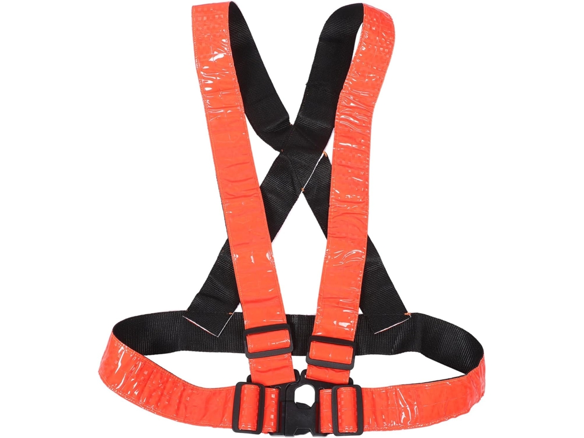 Colete De Segurança Refletor Ajustável, Colete De Corrida Em Malha Respirável Com Tiras Refletoras. Gokoco