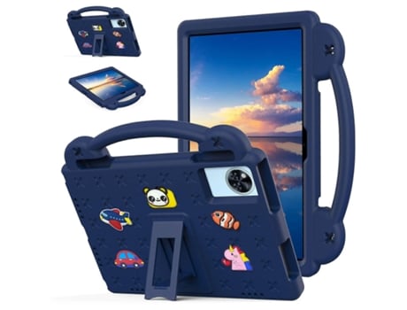 Capa Para Tablet Infantil Eva À Prova De Choque Com Suporte E Alça Webake