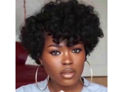 Perucas Para Mulheres, Cabelo Preto, Peruca Ondulada E Cacheada Com Renda Frontal, Perucas Curtas, Peruca Feminina, Peruca Com Renda Frontal, Cab