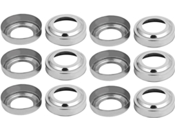 Placas de cobertura para corrimão, aço inox 304, diâmetro interno 1,5 CHABERLU
