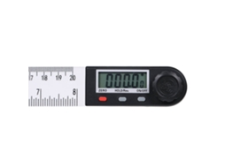 Régua de Ângulo Digital LCD 0-200mm, 360°, com Função de Trava e Zerar | S/MARCA