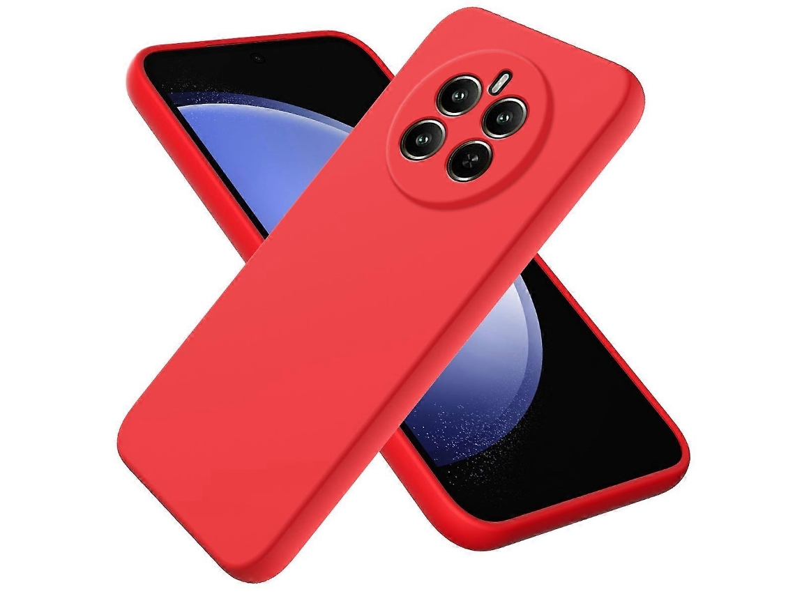 Capa De Silicone Líquido À Prova De Choque Para Celular Pure Color
