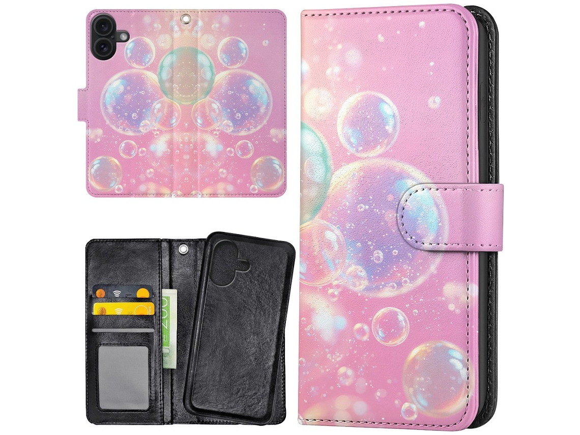 Capa Carteira/capa Com Bolhas Para Iphone 17
