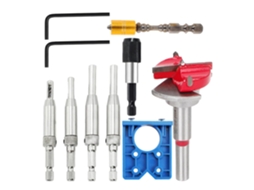 Conjunto De 8 Peças Gabarito Para Dobradiças 35mm, Ferramenta De Perfuração Para Dobradiças, Localizador De Brocas