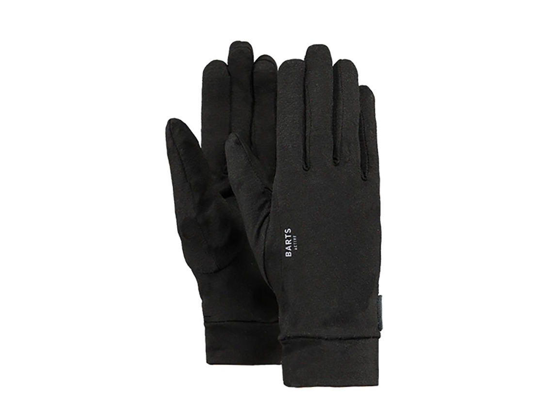 BARTS Luvas Silk Liner Preto L-XL Homem