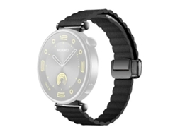 Pulseira De Relógio Universal De 18 Mm Revestida Em Couro Bovino Genuíno Com Pulseira De Substituição Magnética De Silicone Olysi Shop