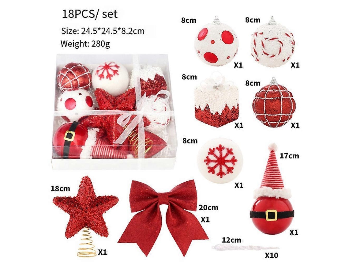 Conjunto De Bolas De Natal Com Tema De Pai