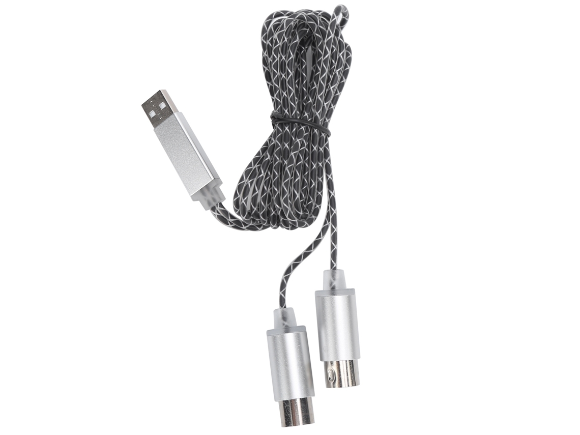 Cabo De Interface Usb Midi, Para Piano Digital E Sintetizador - Elysve