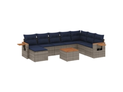 Garden Sofa Set, Garden Sofa Sets Vidaxl Cinzeto Rattan / Vime (n/a)