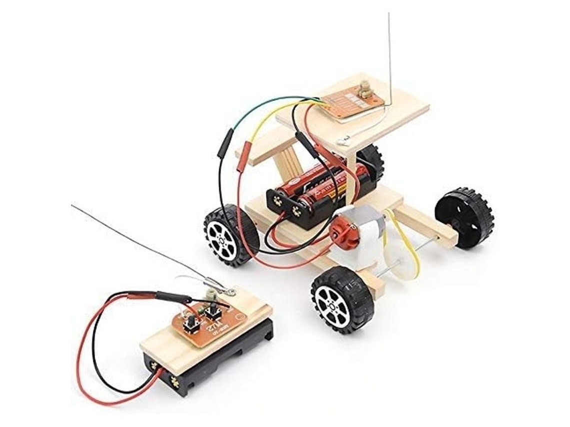 2026 kit de Carro Rc com Controle Remoto para Montagem Diy, Brinquedo Educativo para Crianças 2025