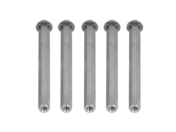 Laxiscreed Porca De Rosca Longa Em Aço Inoxidável Paraixos Hexagonais Compatível Com Gobilda 8mm