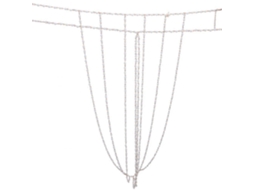 Body Chain Mulher Adorno De Cintura Com Pérolas Falsas