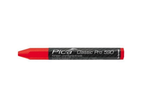 Marcador industrial crayon classic pro vermelho PICA