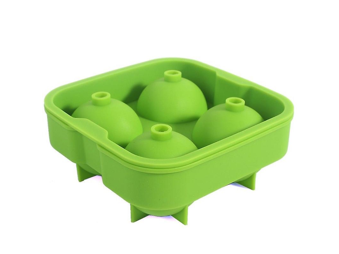 4pcs Bandeja De Gelo De Silicone Allinless