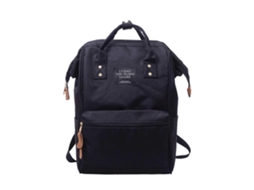 Mochila Casual Unissex De Tecido Oxford De Grande Capacidade Para Estudantes Olysi Shop (preta)