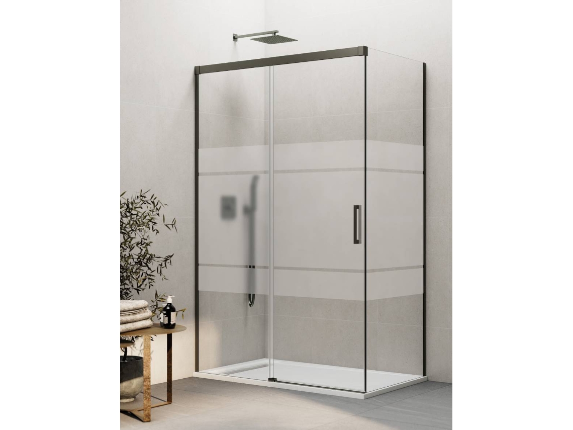 Cabine de Duche Thalassa 1+1 com Painel Lateral Fixo DUCHA.ES (basic) (100x100 cm)