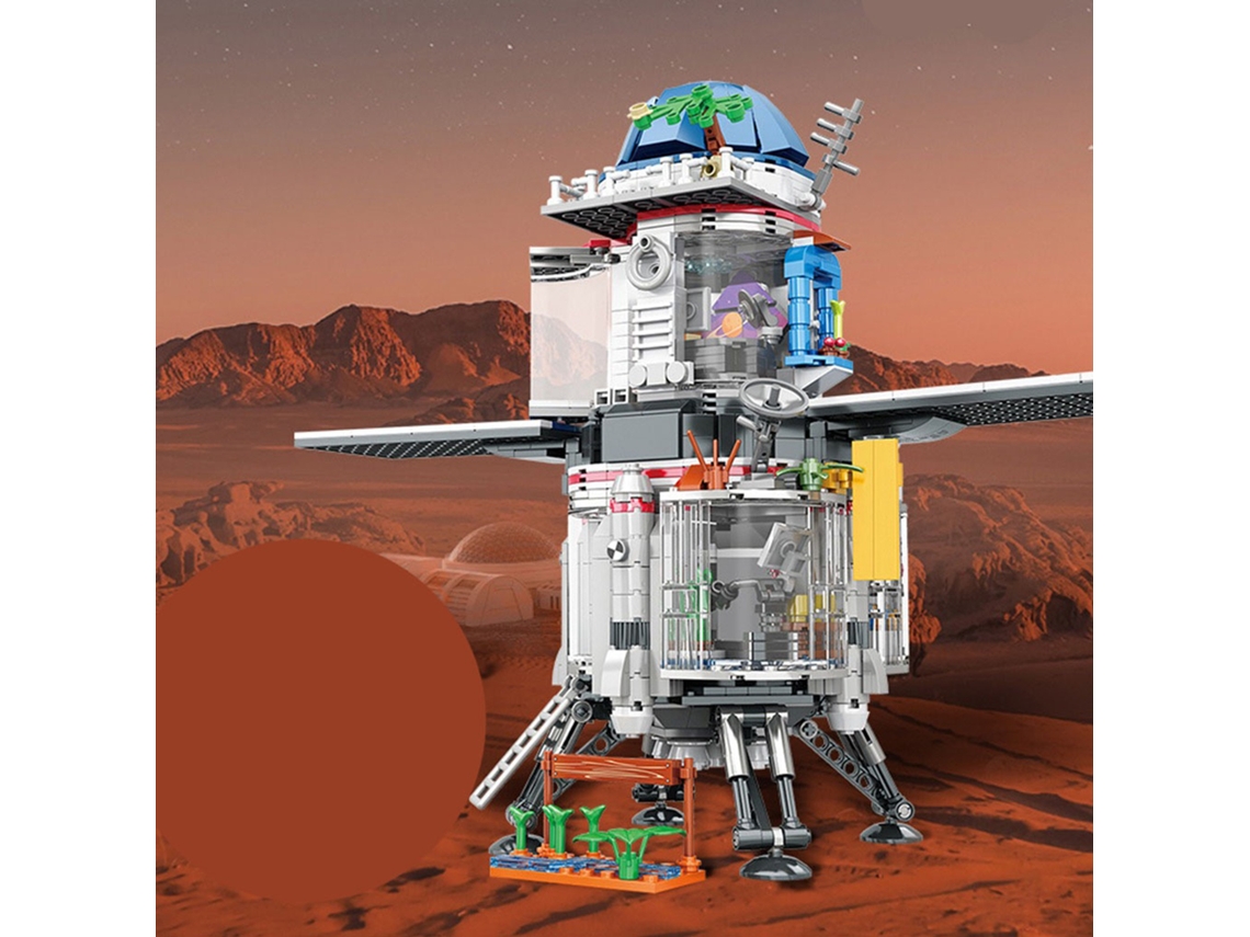 Conjunto de Blocos de Montar BJ Space Shuttle com 1283 Peças para Crianças - Exploração Espacial