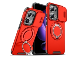 Anel De Suporte Anti-queda Para Capa De Celular Com Janela Deslizante Oppo Linkevermelho - Realme P3