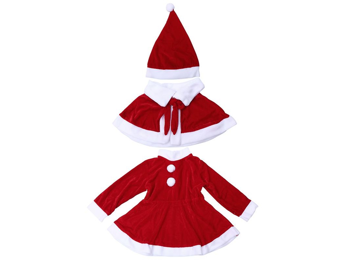 1 Conjunto De Fantasia De Natal Para Meninas Allinless