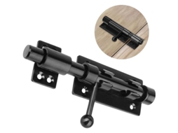 Fechadura Para Porta Deslizante De 6 Polegadas , Aço Inoxidável Preto Fosco, Compatível Com Portas Deslizantes Aquaforge (160 Mm)