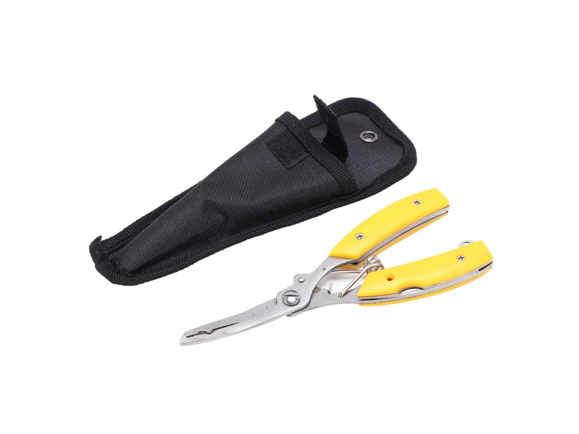 Alicate de Pesca Bico Fino com Corte de Linha Ergonômico