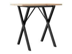 Dining Table, Dining Tables Vidaxl Marrom Madeira De Pinho (80 X 50 X 75.5 Cm)