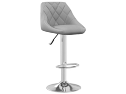 Bar Stool, Bar Stools Vidaxl Cinzeto Veludo (n/a)