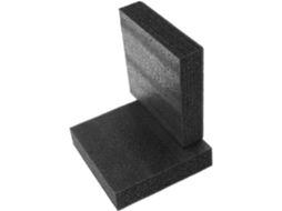 2 Peças Bloc De Mousse Noir Epe, Insert D'emballage