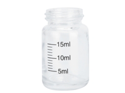 Frasco aerógrafo transparente de 20ml com acessório de bomba para tinta de tatuagem, pintura, decoração de bolos e manicure.