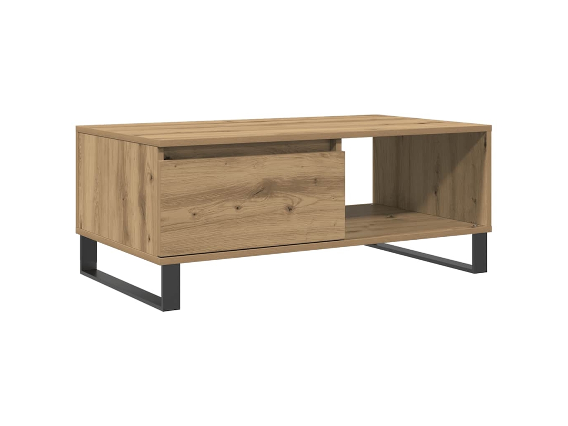Maison Exclusive - Mesa De Centro 90x50x36,5cm Deriv. Madeira Carvalho Artisiano